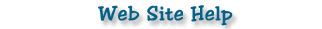 Web Site Help